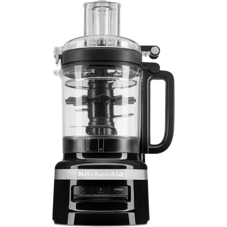 KitchenAid 5KFP0921EOB Onyx Schwarz, Universalzerkleinerer mit 2,1 l Schüssel, 250 Watt Leistung, inklusive Zubehör