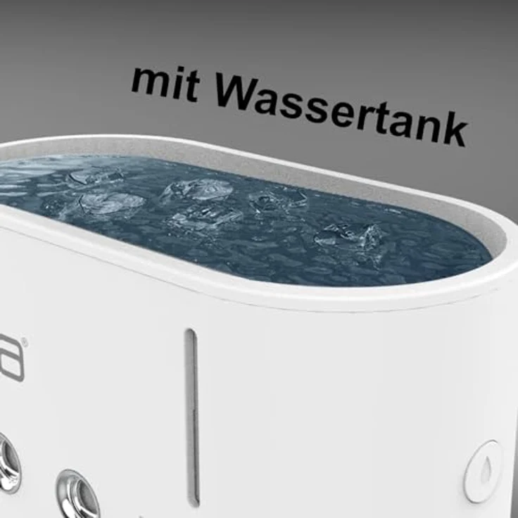 İnca IMF-10B, Tischventilator mit Wasserkühlung & Sprühnebel, 2400 mAh Akku, 3 Stufen, 360° drehbar, LED Licht, kompakt und leise, ideal für Sommer, Büro und Outdoor – Bild 3
