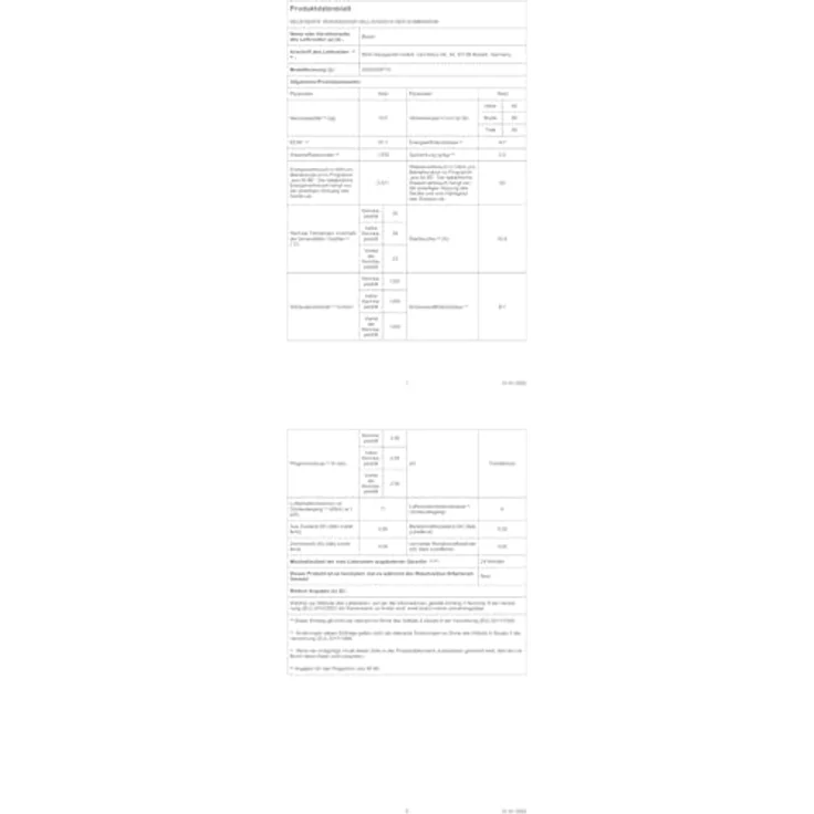 Bosch WGG254F10, Frontlader Waschmaschine, 10 kg, Energieeffizienzklasse A, 71 dB, 1400 RPM, Nachlegefunktion – Bild 27