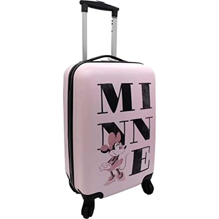 Undercover Kinder Hartschalen Trolley Handgepäck, 4 Rollen, 21 x 56 x 35 cm - 36 l, Motiv: Minnie Mouse – Bild 2