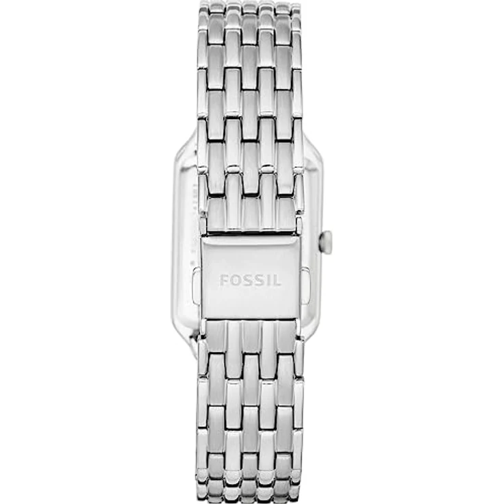 Fossil Damenuhr Raquel, Quarzwerk, 23mm Silbernes Edelstahlgehäuse mit Edelstahlarmband, ES5221 – Bild 3