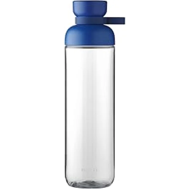 Mepal VITA Trinkflasche, Dunkelblau, 900 ml, auslaufsicher mit zwei Öffnungen für Komfort und einfache Reinigung – Bild 1