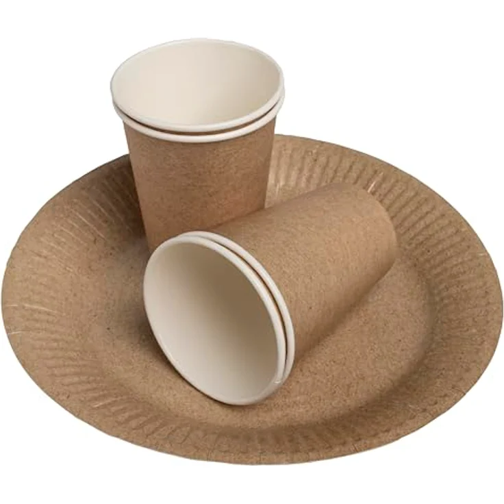 WHEN 21 Pro Tischdecke 89109i – 15 Becher – 20 cl – Karton – Kraftpapier, FSC-zertifiziert - bunt – Bild 2