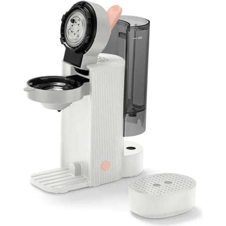 Tchibo Kaffeepadmaschine CALL ME PAD, für 2 Tassen, schnell und leise, automatische Abschaltfunktion, Soft White – Bild 4