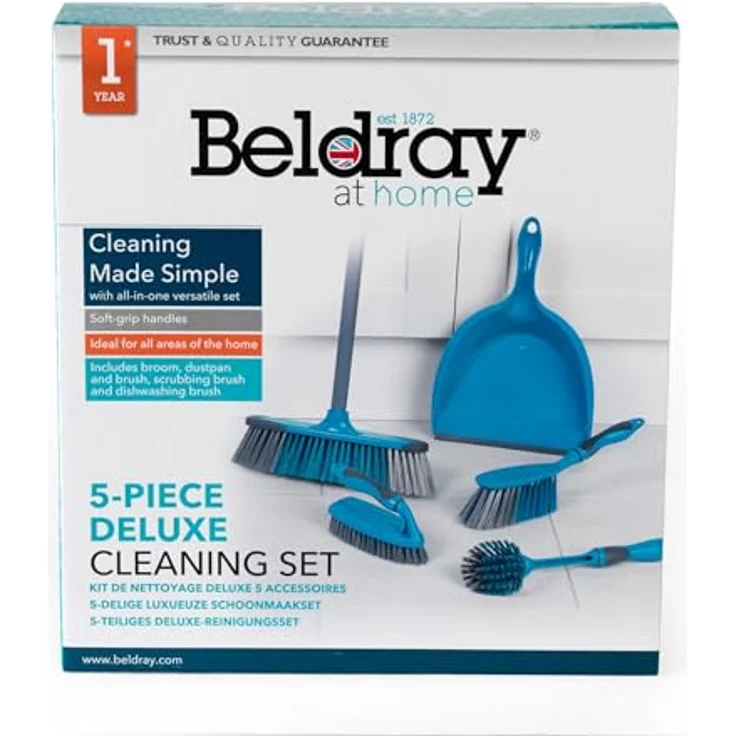 Beldray LA024152TQ 5 Piece Household Cleaning Essentials Set, Turquoise – Bild 4