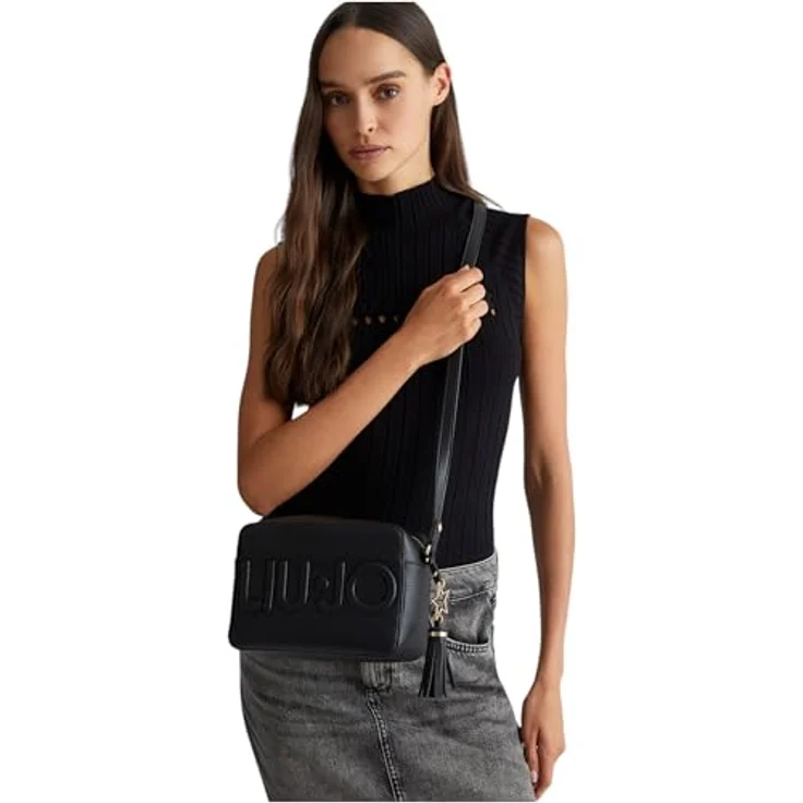 Liu Jo Handtasche Umhängetasche 22 cm mit praktischen Fächern für Wertsachen – Bild 6