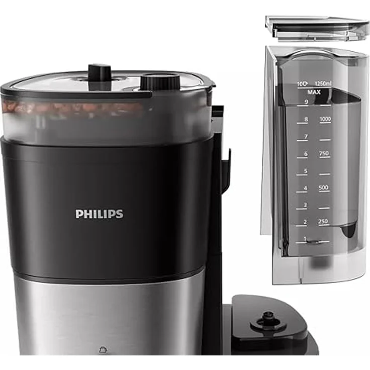 Philips All-in-1 Brew HD7888/01 Filter-koffiezetapparaat, Filterkaffeemaschine, Schwarz, Silber – Bild 2
