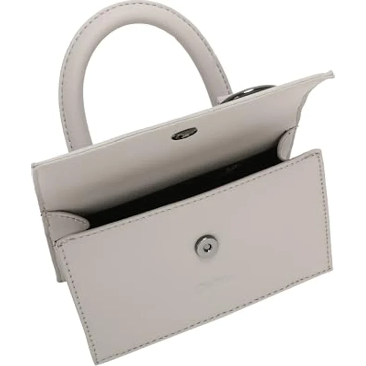 Buffalo Clap02 Handtasche, kompakte Handtasche mit abnehmbarem Umhängeriemen, 17 cm, Beige – Bild 6