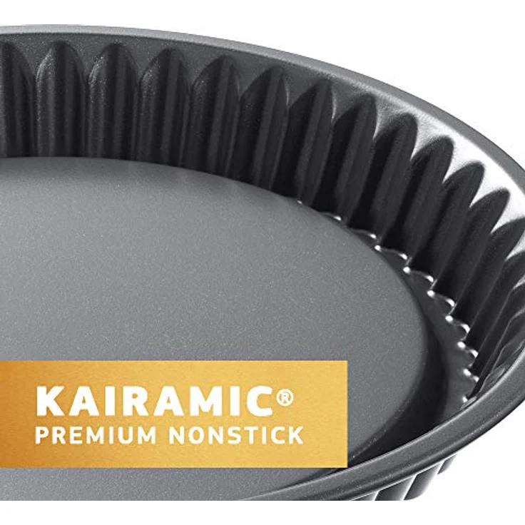 Kaiser La Forme Plus Königskuchenform, 30 x 11 cm, Backform eckig, leboden, antihaftbeschichtet, schnittfest, abgerundete Ecken und Kanten – Bild 4