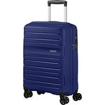 American Tourister Sunside - Spinner S Handgepäck, 55 cm, 35 L, Blau (Dark Navy)