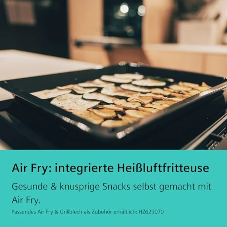 Siemens HM736GAB1, iQ700 Smarter Einbau-Backofen mit Mikrowellenfunktion, 800 W, Schwarz, ecoClean & humidClean Selbstreinigung, Air Fry, cookControl, Farb-Touchscreen – Bild 4