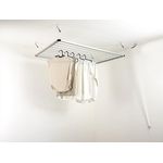 DRY-SMART Lift Wäschetrockner Deckenwäschetrockner 120cm, platzsparend, rostfrei, made in Germany