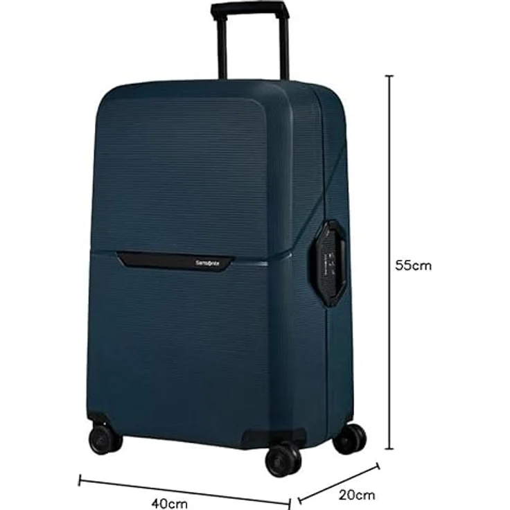 Samsonite Magnum Eco Koffer, Blau, 104 l, nachhaltig hergestellt aus recycelten Abfällen – Bild 6