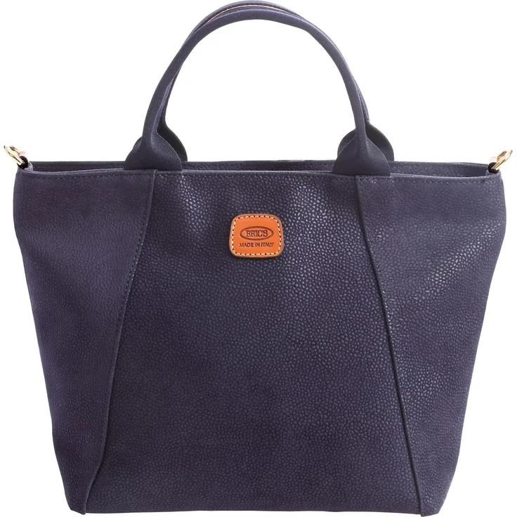 Brics Life Shopper Tasche 25 cm, geräumiges Hauptfach, Reißverschlussfach, Steckfächer, schwarz