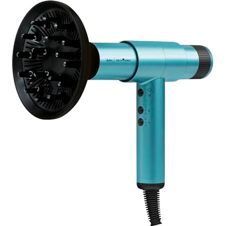 JATA JBSC5577 Professioneller Ionen-Haartrockner, 2000 W, Rahmen Aldany, BLDC-Motor, 110.000 U/min, schnelle Trocknung, gesundes Haar, glänzend, kein Frizz, inkl. ALFAPARF MILANO Shampoo und Maske, schwarz – Bild 4