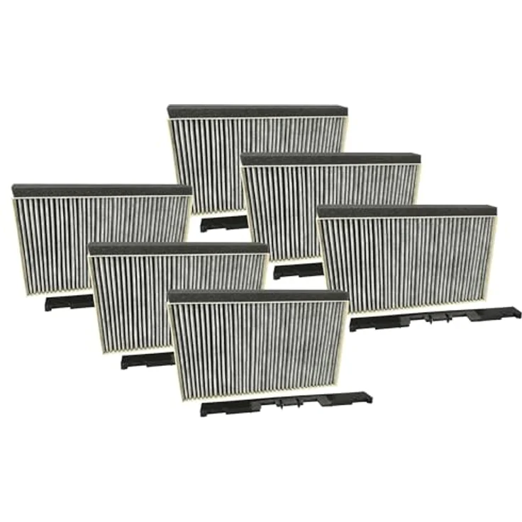 vhbw 6x Aktivkohlefilter für Constructa 705432, effektive Geruchsneutralisation und Fettfilterung für Dunstabzugshaube – Bild 1