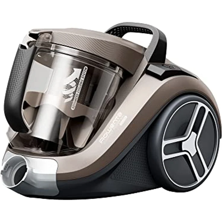 Rowenta RO4B50 Compact Power XXL Animal beutelloser Bodenstaubsauger | 900 Watt | 3-stufiges Filtersystem | XXL Fassungsvermögen | 8,80 m Reinigungsradius | inkl. umfangreichem Zubehör | Bronze – Bild 2