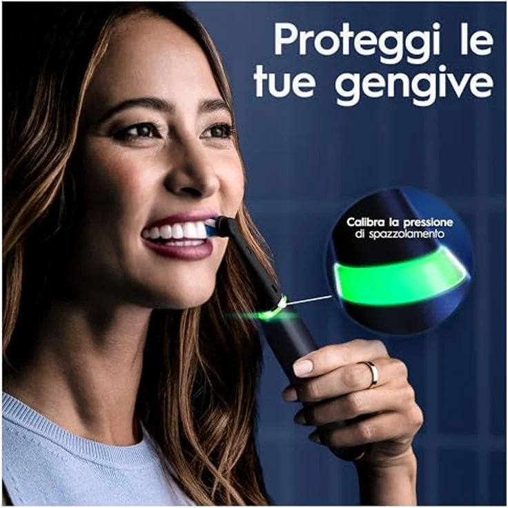 Oral-B iO Series 9 Special Edition, elektrische Zahnbürste, Bluetooth, 7 Putzmodi, 1 Reiseetui, 1 Tasche, Schwarz – Bild 3