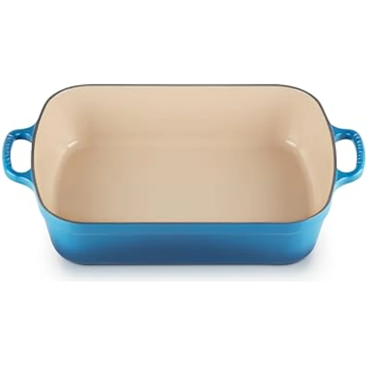Le Creuset Signature Gusseisen-Bratreine, 33 cm, Rechteckig, Für alle Herdarten und Induktion geeignet, Volumen: 4,9 l, Marseille – Bild 2