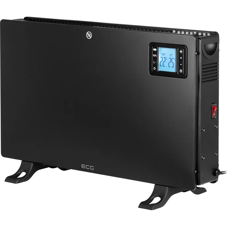 ECG TK 2080 Schwarz | Konvektorheizgerät | Heizung | 750/1250/2000 W | Konvektor |