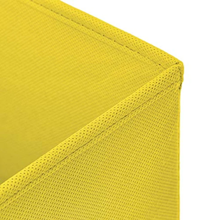 1 Stück Faltbox Gelb 28 x 28 x 28 cm Aufbewahrungsbox faltbar – Bild 3