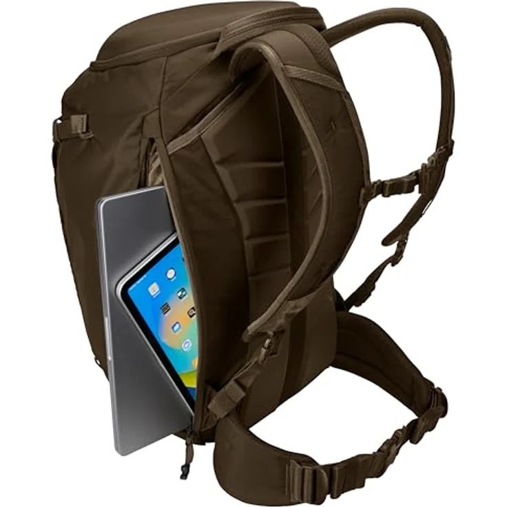 Thule Landmark Reiserucksack 55 cm mit Laptopfach, tief khaki, 100% Polyester, 45 cm x 33 cm x 55 cm – Bild 9