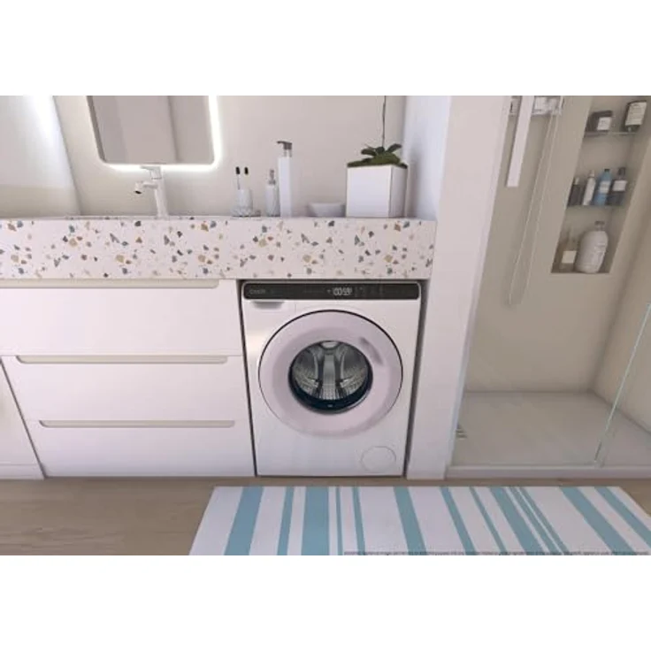 Candy CW50-BP12307WU-S, kompakte Frontlader-Waschmaschine, 5 kg, Energieeffizienzklasse A, 1200 U/min, Startzeitvorwahl, Kindersicherung – Bild 3