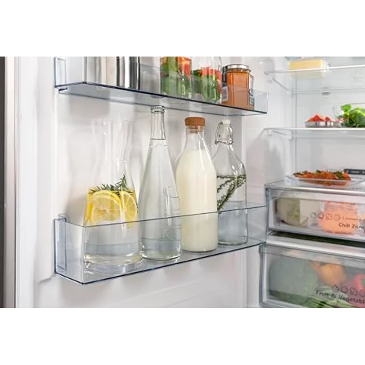 Hisense RM469N4AFD1 Kühl-Gefrierkombination, freistehend, NoFrost, 368 Liter, 229 L Kühlen, 113 L Gefrieren, XtremeFreeze, Smart Fresh, schwarz Inox – Bild 11