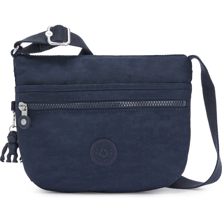 KIPLING Umhängetasche Basic Eyes Wide Open, kleine Crossbody Tasche, 24 cm, blau, mit mehreren Zipperfächern – Bild 1