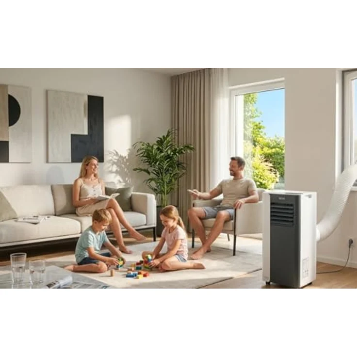 WDH WDH-AC016, Klimagerät mit 9.000 BTU/h Kühlleistung, App-Steuerung, für Räume bis 18m² – Bild 4