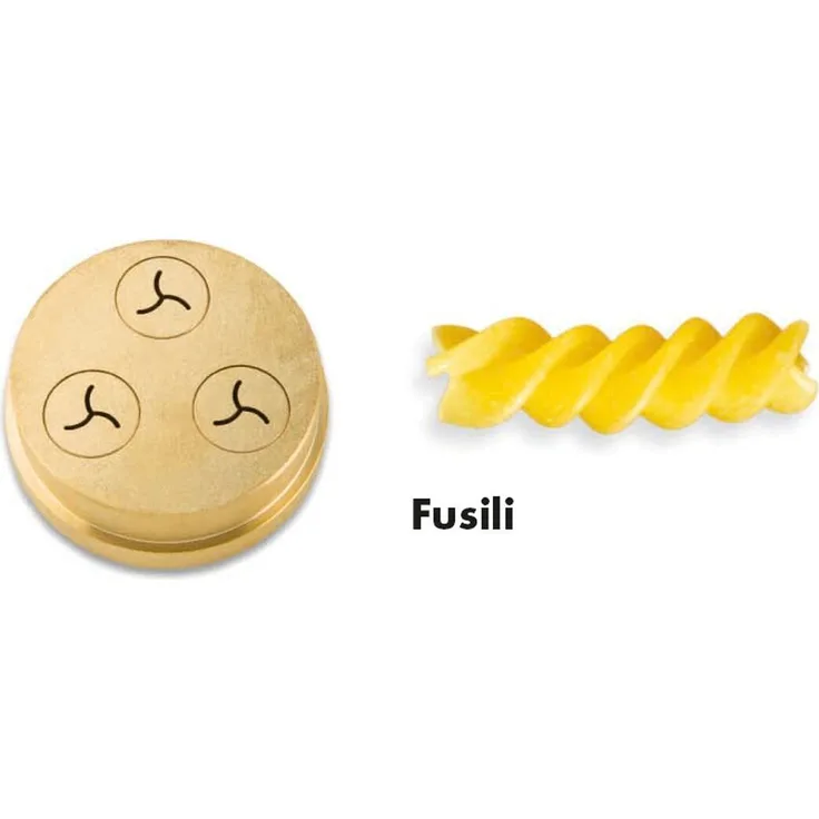 Imperia 293 Fusilli Aufsatz aus Bronze, Zubehör für Raviolatrice Monferrina zur einfachen Pastaherstellung