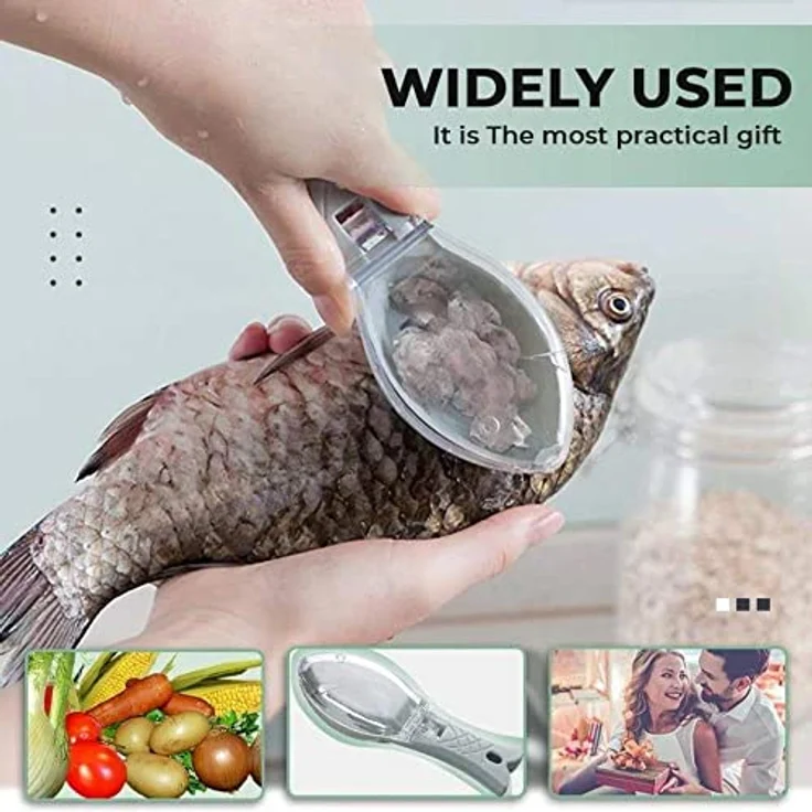 MAVURA Fishy Fischschuppenschaber Fischschuppenentferner Fischentschupper Fischschuppen Entferner Fisch entschuppen – Bild 4