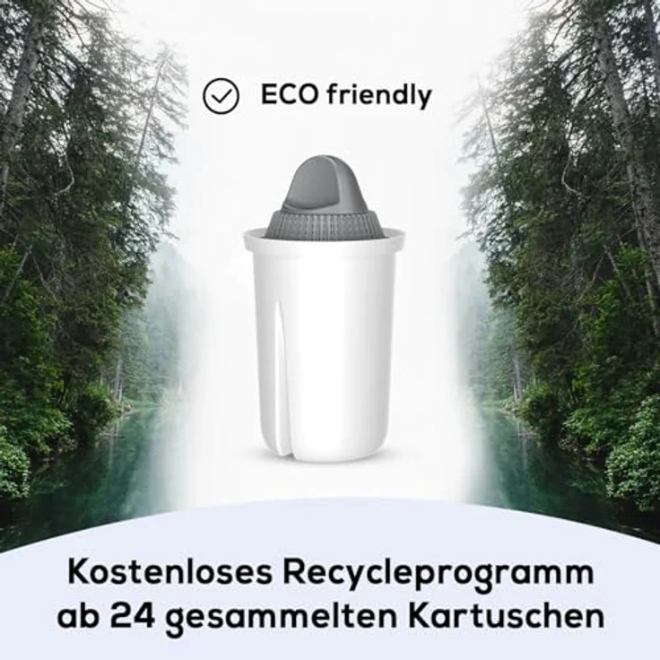 Glas-Wasserfilter anthrazit inkl. 1 Protect+ Filterkartusche – Bild 8