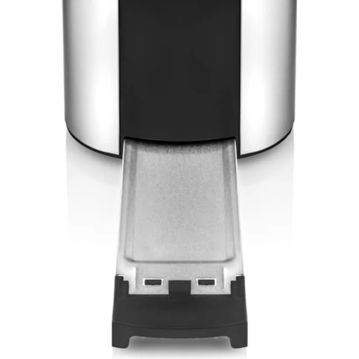 ZEEGMA TOSTEE CHEF Edelstahl 4-Scheiben-Brottoaster, 1500 W, Auftauen, Aufwärmen, LED-Timeranzeige, 7 Stufen, mit Brötchenhalter und Krümelfach – Bild 4