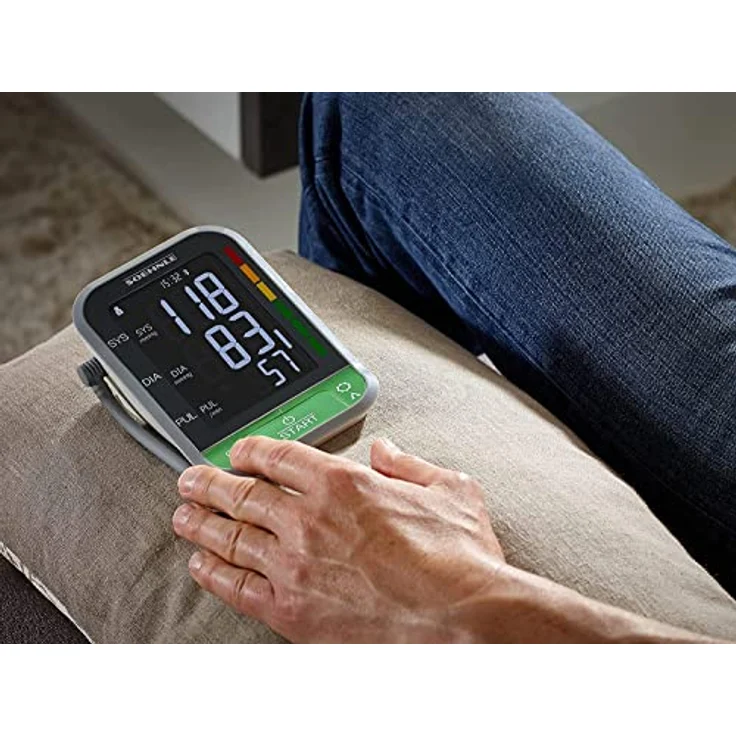 Soehnle Oberarm Blutdruckmessgerät Systo Monitor Connect 400 mit Bluetooth und App-Anbindung, Blutdruckmesser mit Bewegungssensor, Blutdruck Messgerät – Bild 5