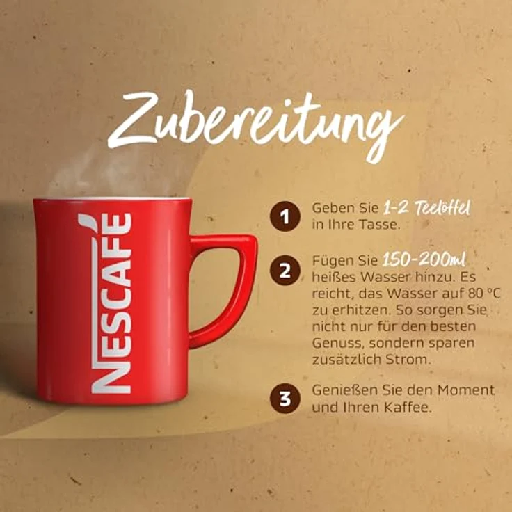 Nescafé Classic Crema löslicher Bohnenkaffee, 200g – Bild 3