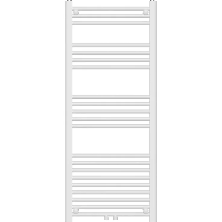 Neu.Haus Voss Handtuchheizkörper, 120x50 cm, weiss, platzsparendes Design, Heizleistung 500 W