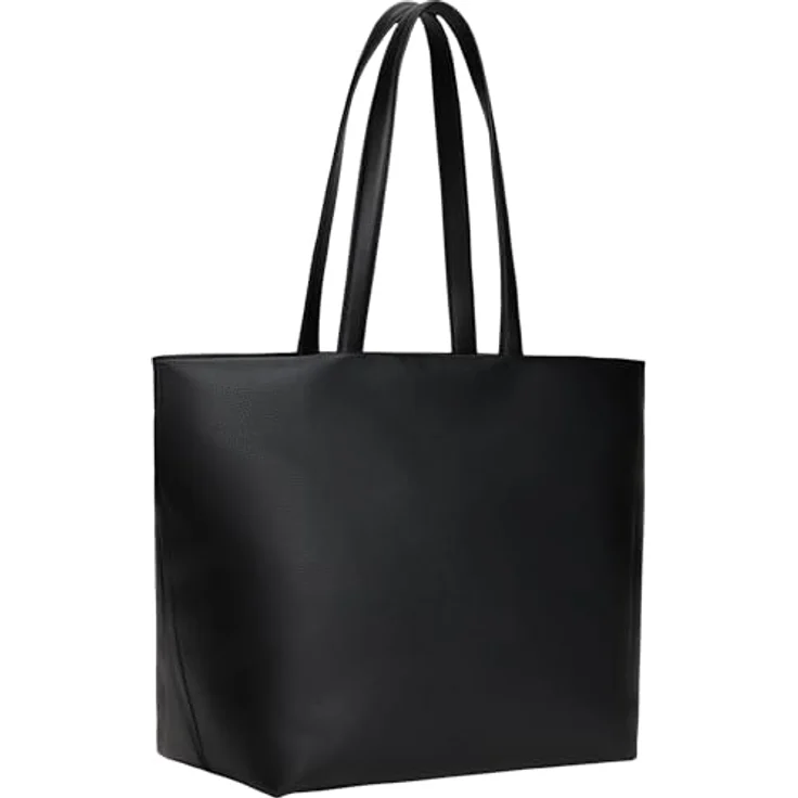 Tommy Hilfiger TH Logotape Shopper Tasche, 40 cm, schwarz, 100% Polyurethan – Bild 2