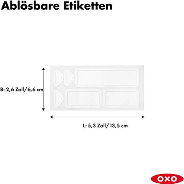 OXO Good Grips POP Etiketten ? mit OXO POP Behältern kompatibles Zubehörteil – Bild 6