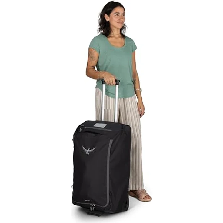 Osprey Daylite 85, 2 Rollen Reisetasche mit arretierbarem Griff und praktischen Außentaschen, Schwarz, (85 l) – Bild 9