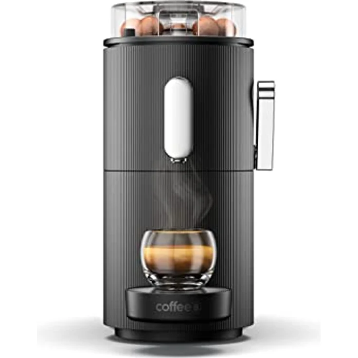 CoffeeB by café royal Globe 1,3 l Black -Maschine, speziell für die Verwendung von Kaffeebällchen entwickelt [Energieklasse A+] – Bild 2