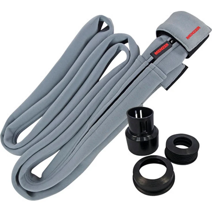 MENZER Schutzüberzug für Saugschlauch inkl. Universaladapter für MENZER ETS 125 / ETS 150, Textilmantel, maschinenwaschbar