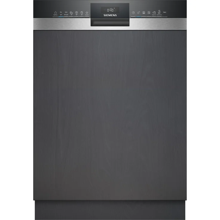 Siemens SN53HS16AE, 60cm integrierter Geschirrspüler aus Edelstahl, 13 Maßgedecke, Energieeffizienzklasse C, 42 dB(A) Geräuschpegel, Home Connect-fähig – Bild 1