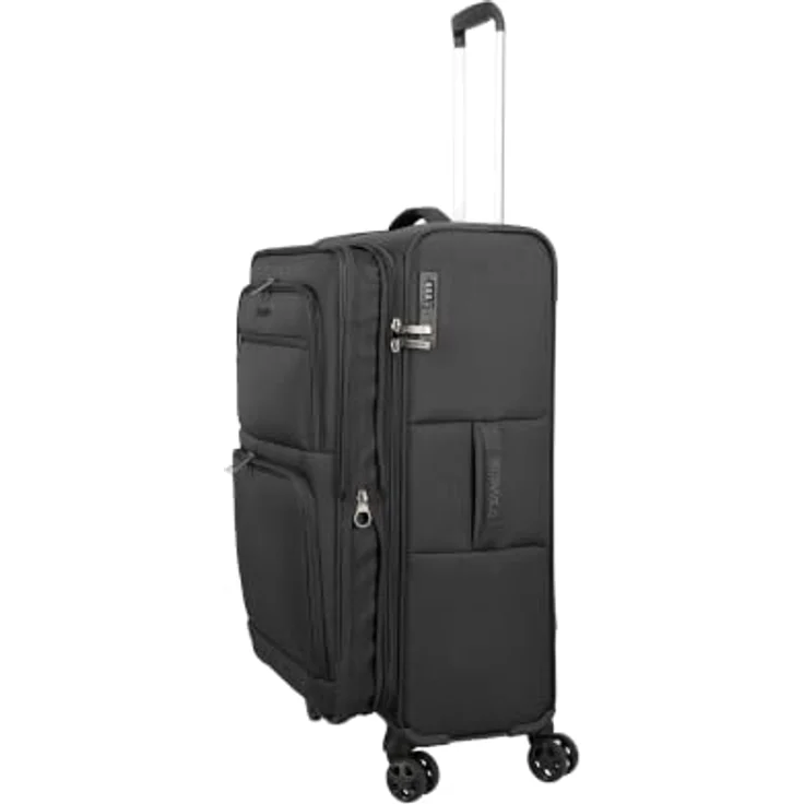 Travelite Cubis M 72 cm Trolley mit 4 Rollen, grau, 100% Polyester, 41 x 27 x 72 cm – Bild 10