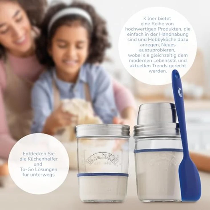 Kilner | Sauerteig-Starter-Set Glas 0,35l – Bild 7