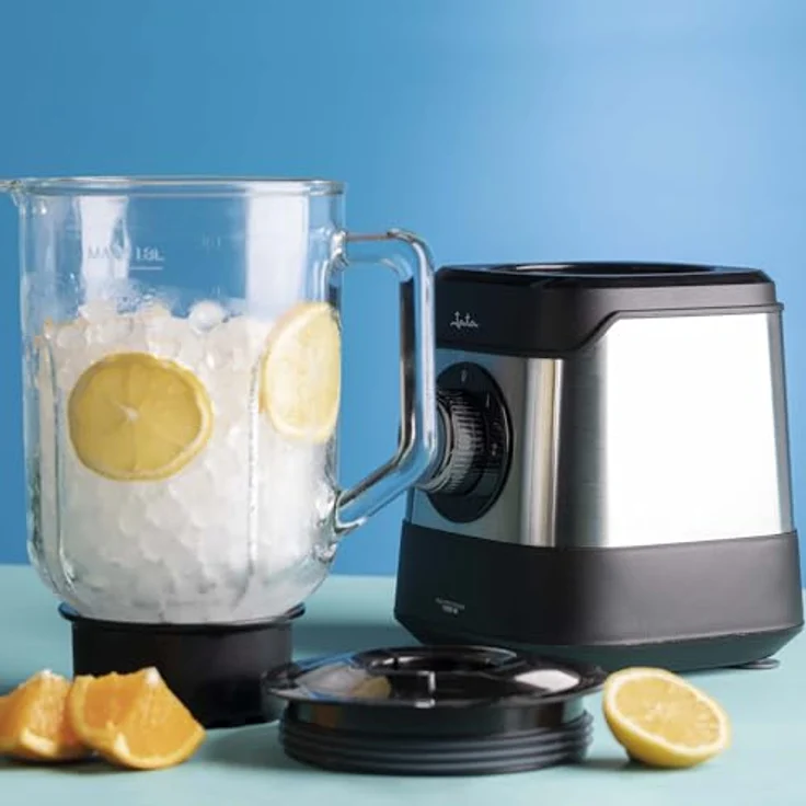 Jata JEBT3855, Standmixer mit 1500 W Leistung, Schwarz/Stahl, 1,8 L, Eis-Crusher – Bild 7
