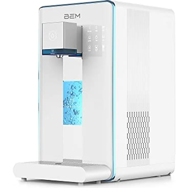 BEM IDA Wasserfilter und Wasserstoff-Ionisator für Trinkwasser mit Festwasseranschluss. Umkehrosmose, Temperatureinstellung 10-100°C, – Bild 3