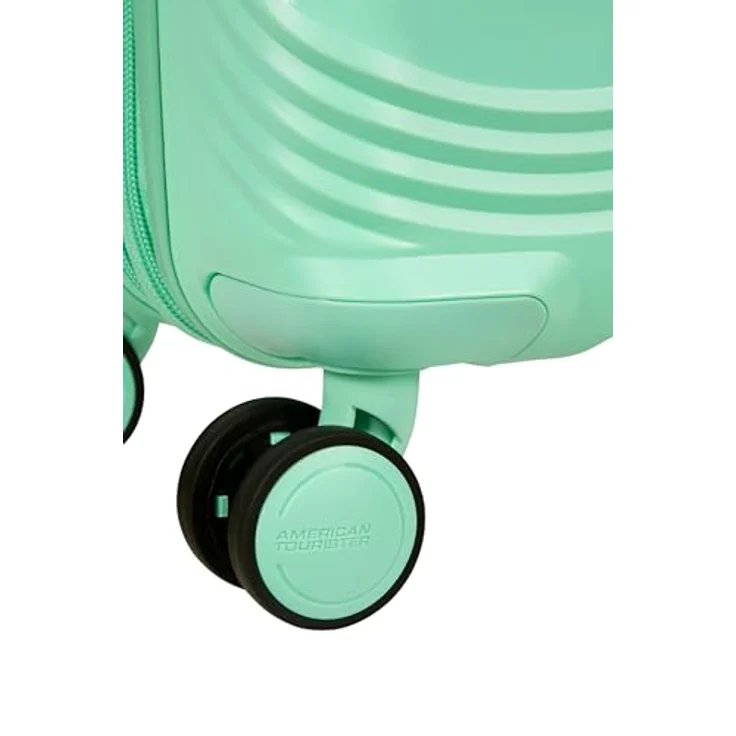 American Tourister Mickey Magic Kabinentrolley 55 cm, 4 Rollen, Dehnfalte, grün, 100% Polypropylen – Bild 7