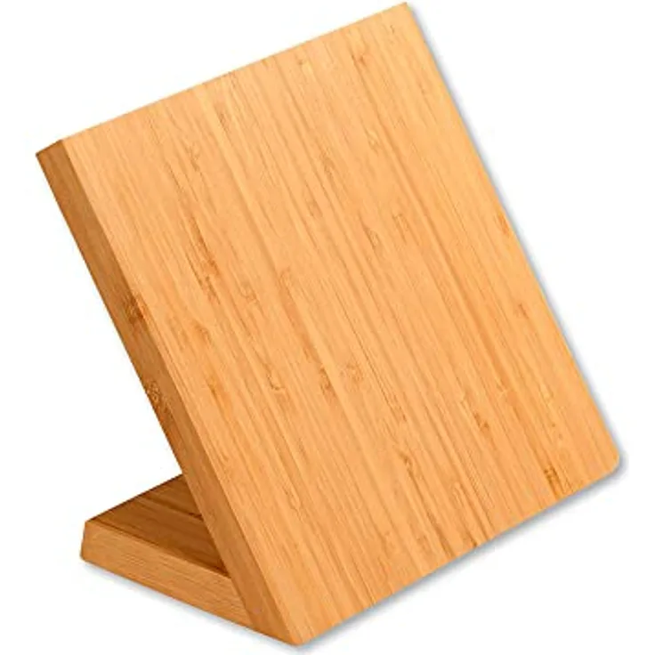 KESPER Messerblock, Bambus, magnetisch, Braun, 23 x 13 cm, Höhe 20 cm, 58028