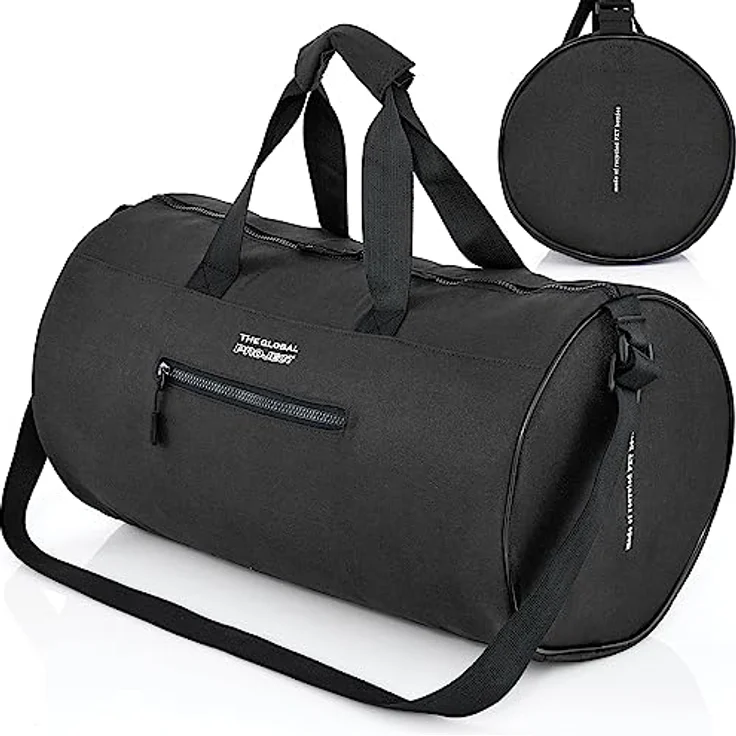 The Global Project Sporttasche 25 L, faltbare Allzweck-Sporttasche, wasserabweisend, recycelte Materialien – Bild 1